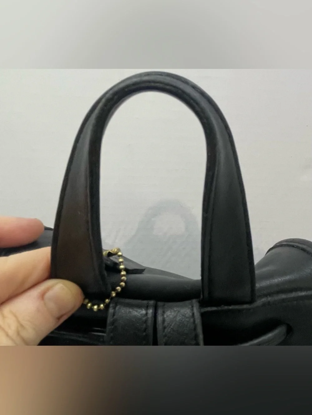 Vintage Coach Daypack #9791 Black Leather Backpack Made in USA Classic Turnlock - Picture 14 of 15